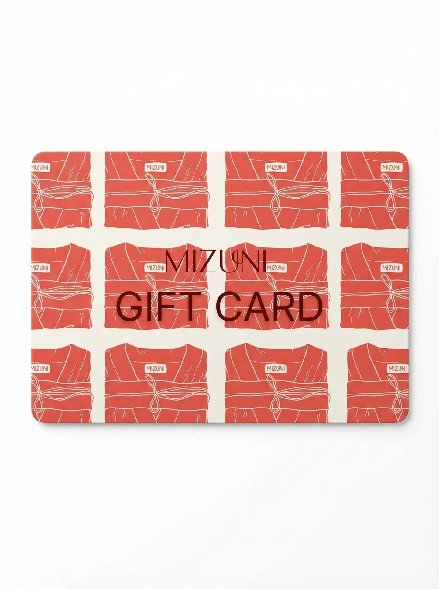 Atelier Mizuni digital gift card for slow fashion pieces