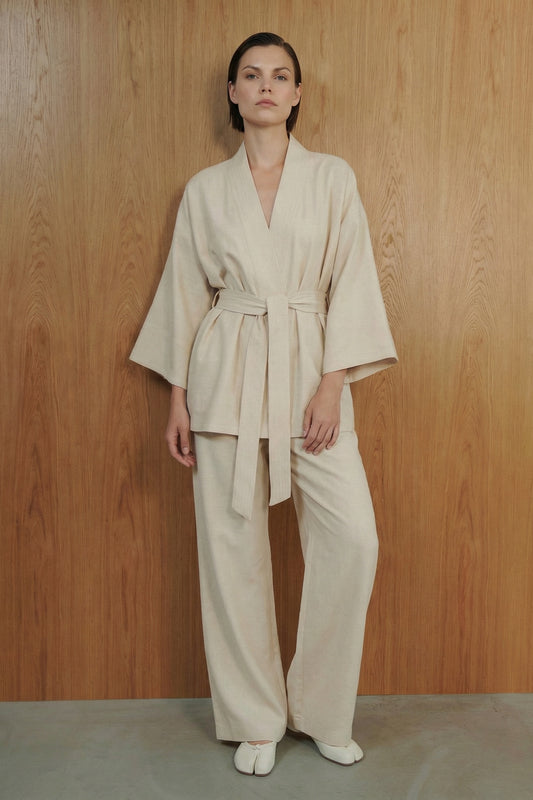 Linen Kimono Jacket