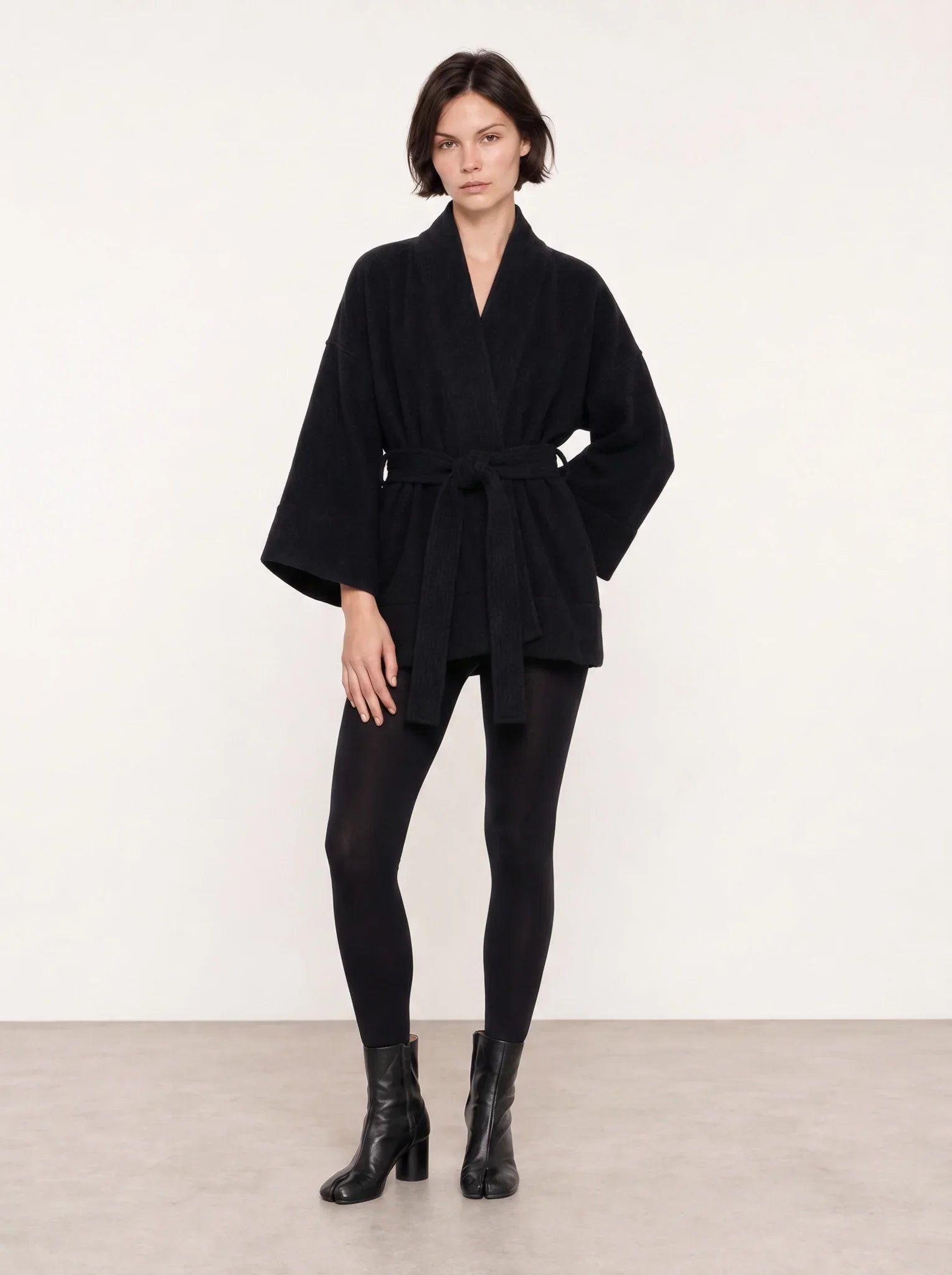 Pure Wool Kimono Jacket | Atelier Mizuni