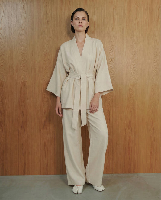 Linen Kimono Jacket